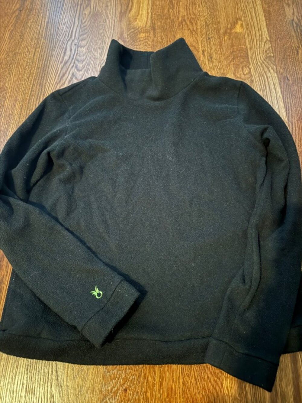 Dudley Stephens Black Vello Fleece Turtleneck Size M